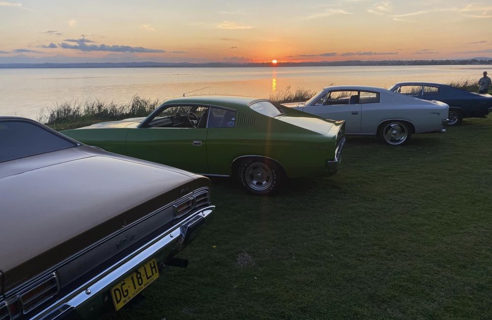 Hey Charger at Sunset on Saturday afternoon